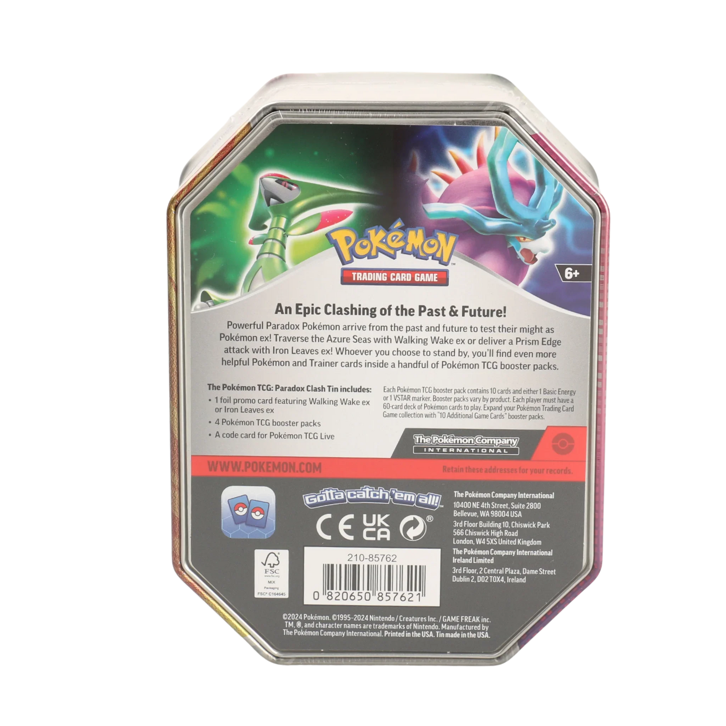 Paradox Clash ex Tin - cncards