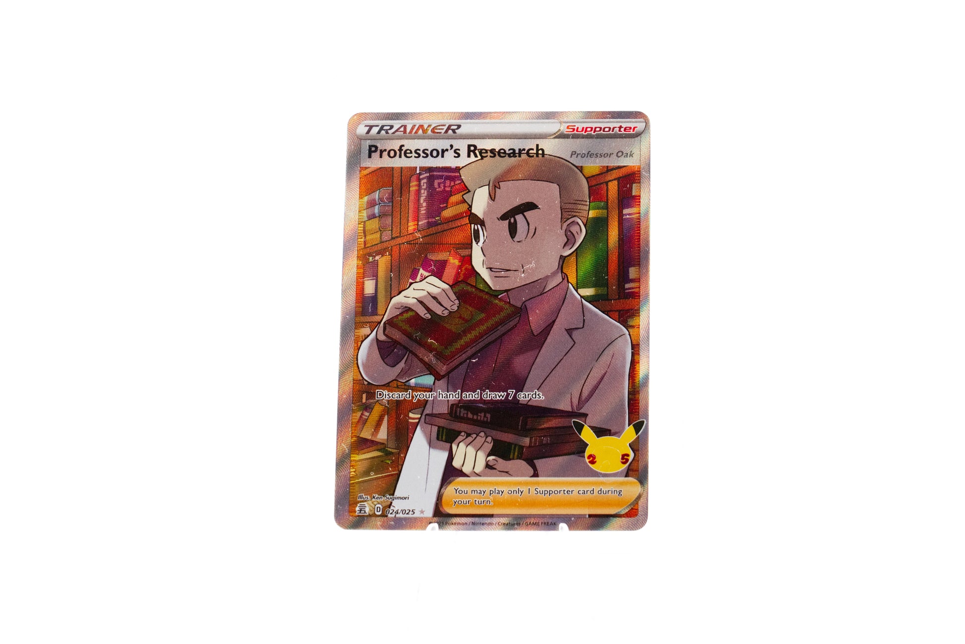 Professor's Research - Professor Oak 124/025 - cncards
